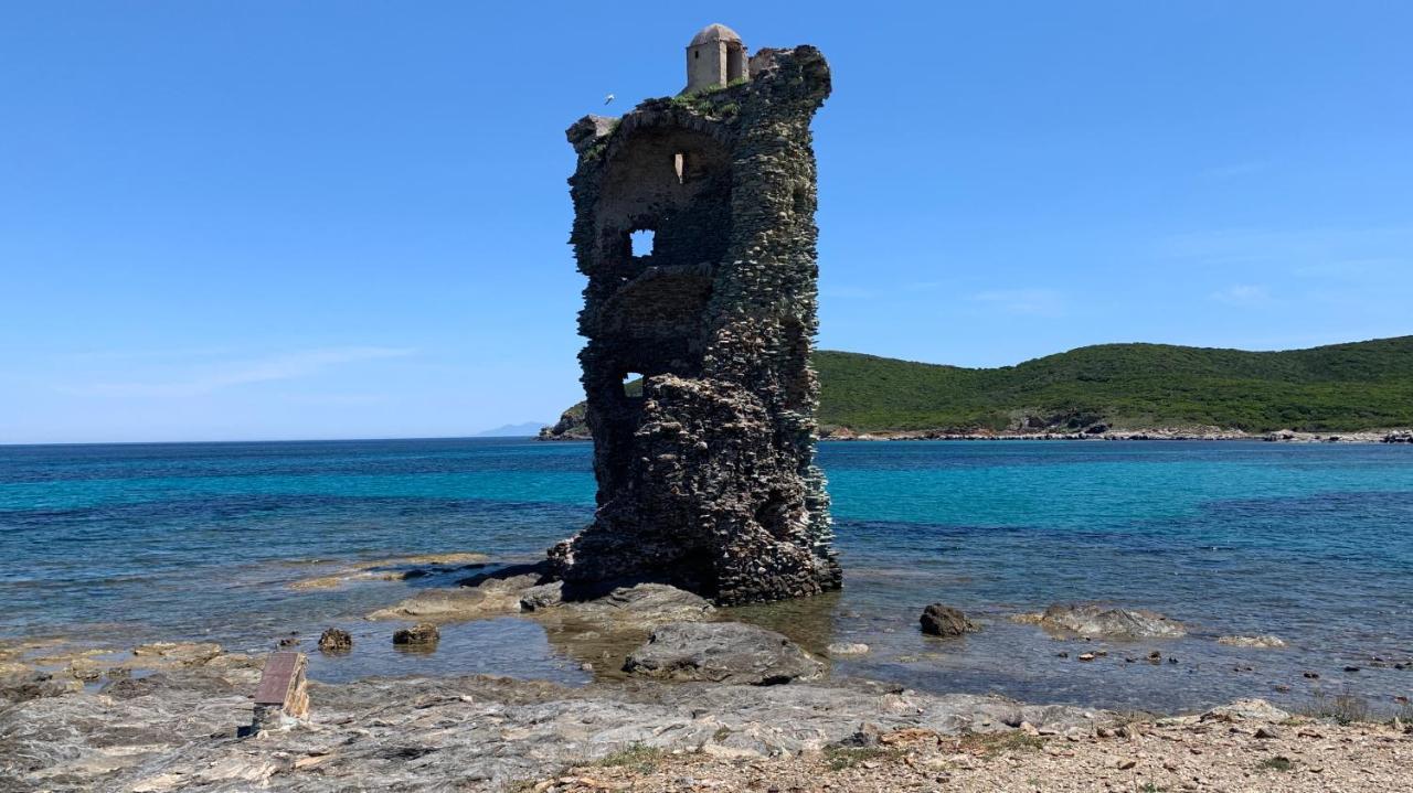 Апартаменты La Casa Poli Un Tiny Loft Au Cap Corse Брандо Экстерьер фото