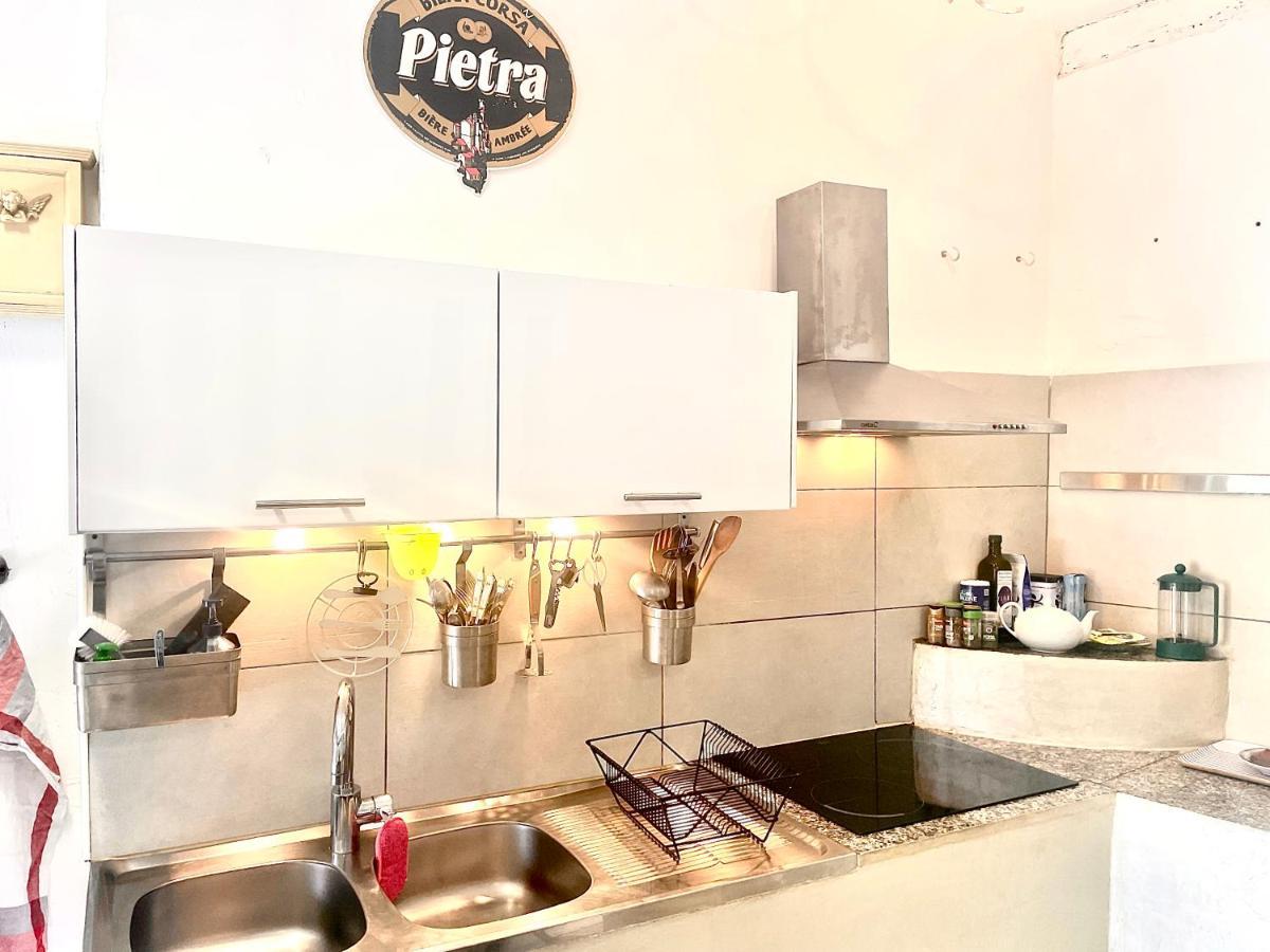 Апартаменты La Casa Poli Un Tiny Loft Au Cap Corse Брандо Экстерьер фото